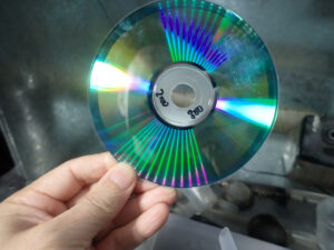 CDでテスト研磨した結果