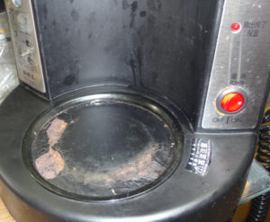 保温プレートが傷んでしまったコーヒーメーカー ハリオV60