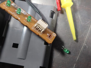 LEDを外した様子