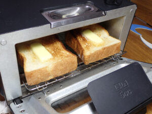 バルミューダーで焼いたパンの様子