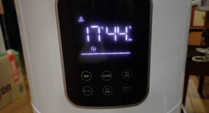 大容量加湿器の表示部