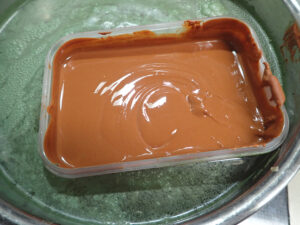 溶かした研磨棒