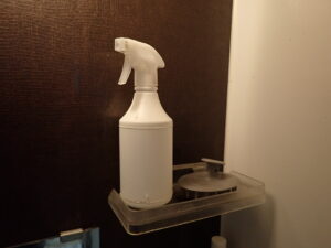 お風呂場に常備したクエン酸スプレー